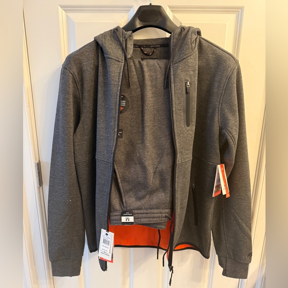 Rip Curl Anti-Series Men's Set Size M Charcoal Grey Hoodie + Joggers NWT